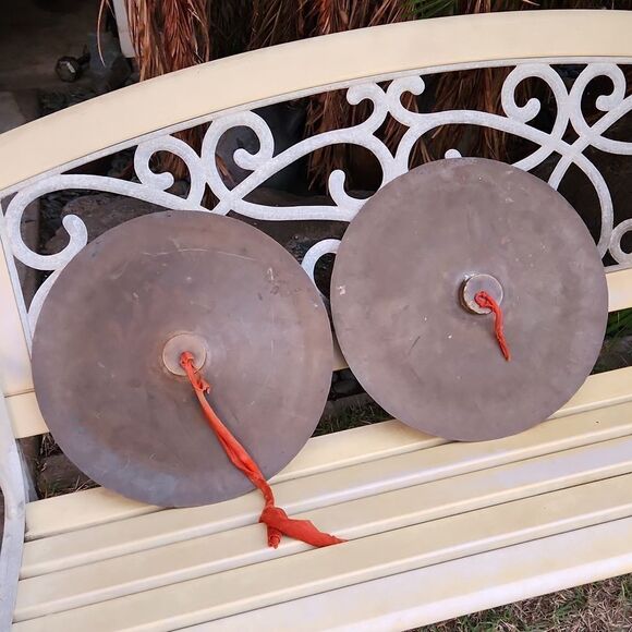 Chinese Lion Dance Brass Cymbals 16